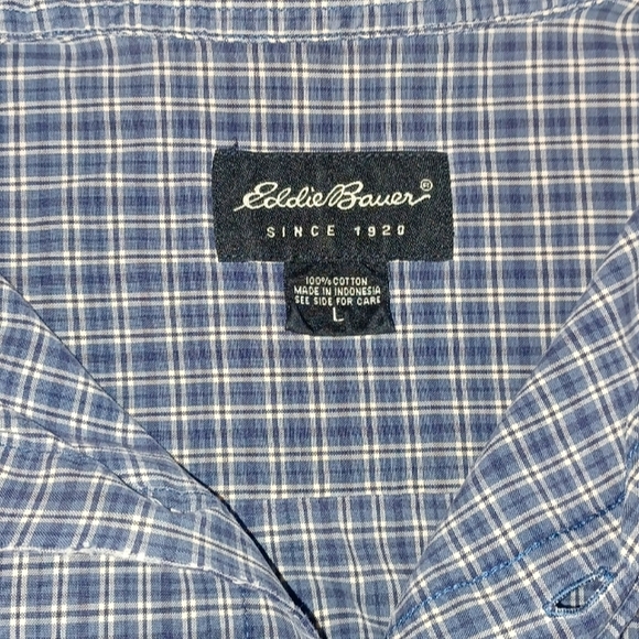 2 Eddie Bauer Button Up Shirts Dress Up Shirt - Picture 2 of 3
